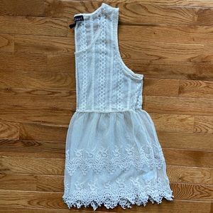 Sheer Detailed Sleeveless Blouse